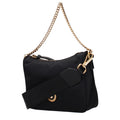 Versace Schwarze Stoffhandtasche