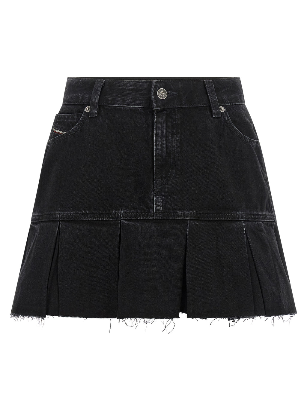 Diesel Blauer Baumwoll-Maxirock