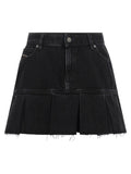 Diesel Blauer Baumwoll-Maxirock