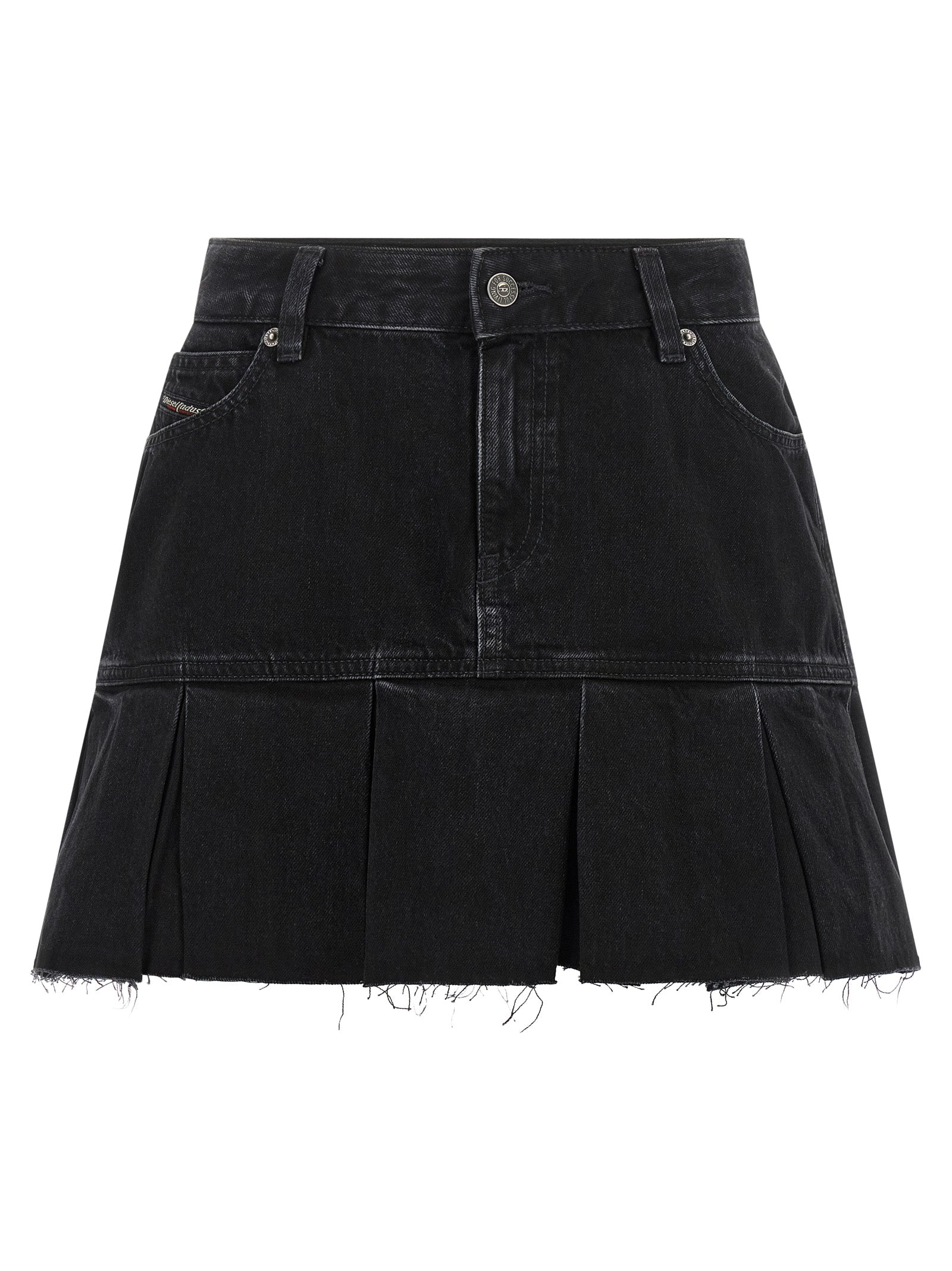 Diesel Blauer Baumwoll-Maxirock