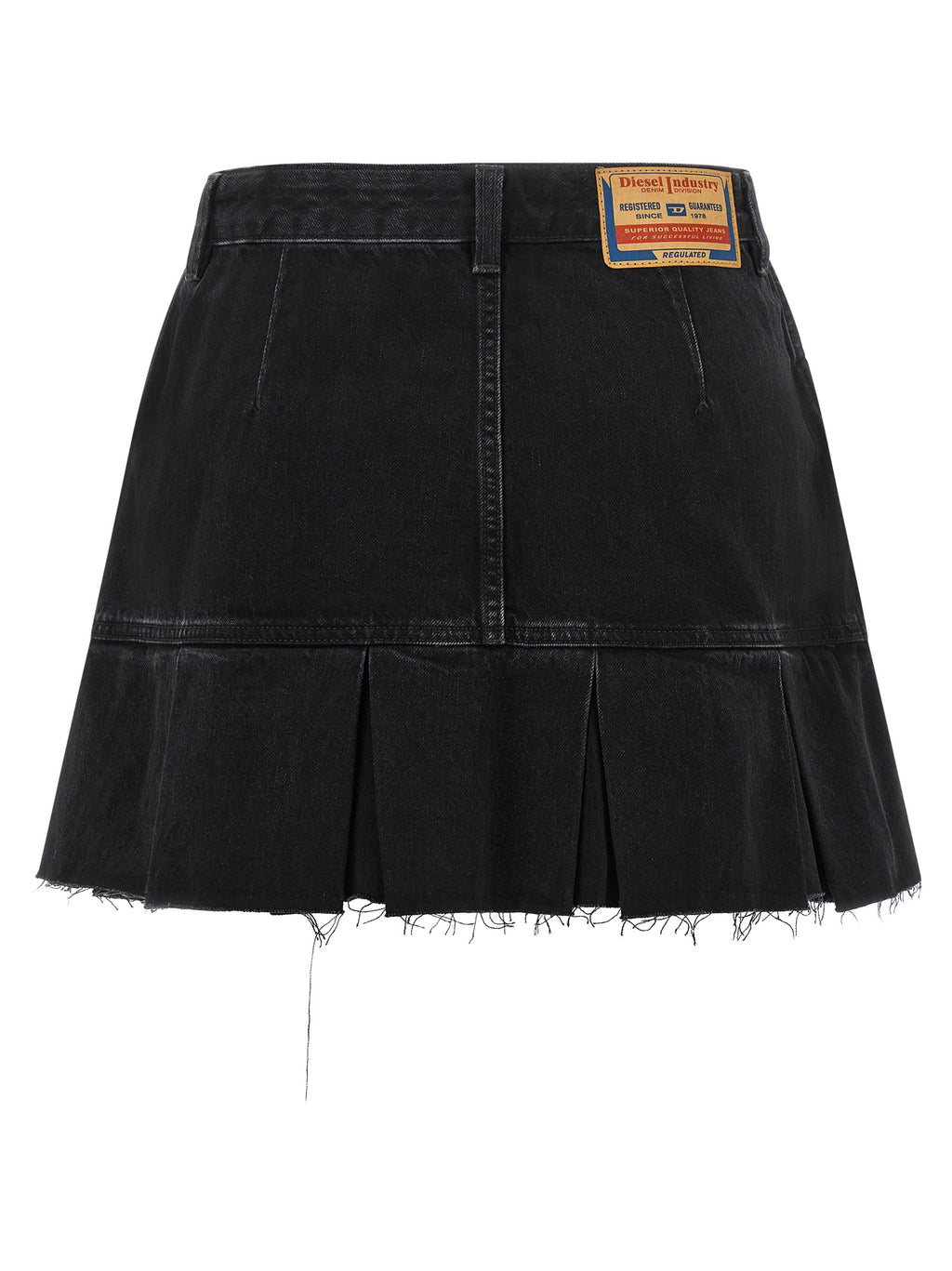 Diesel Blauer Baumwoll-Maxirock