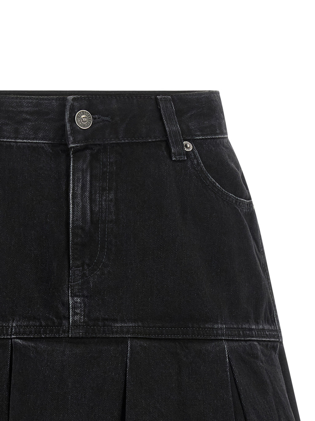Diesel Blauer Baumwoll-Maxirock