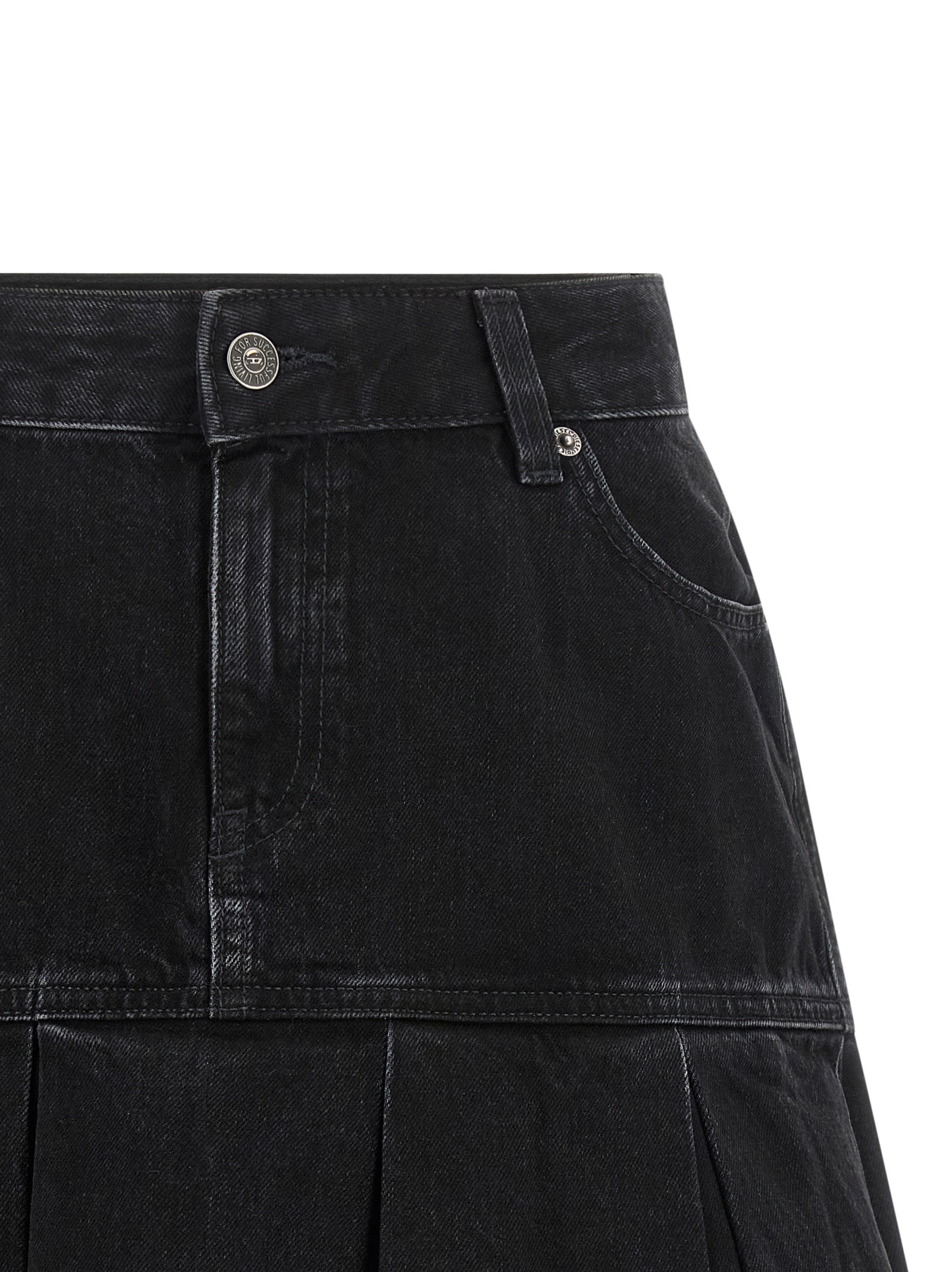 Diesel Blauer Baumwoll-Maxirock