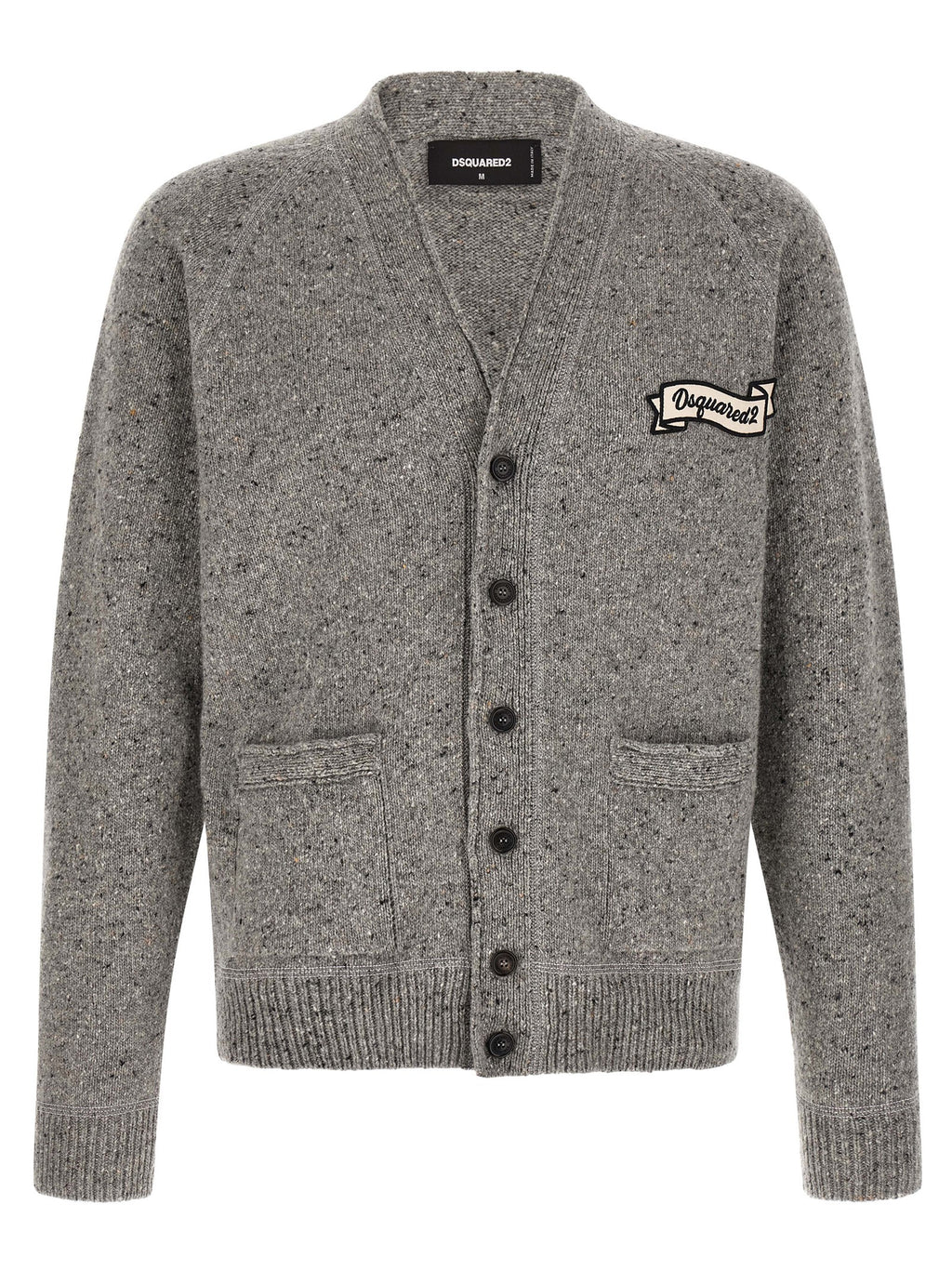 Dsquared² Grauer Wollcardigan