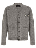 Dsquared² Grauer Wollcardigan