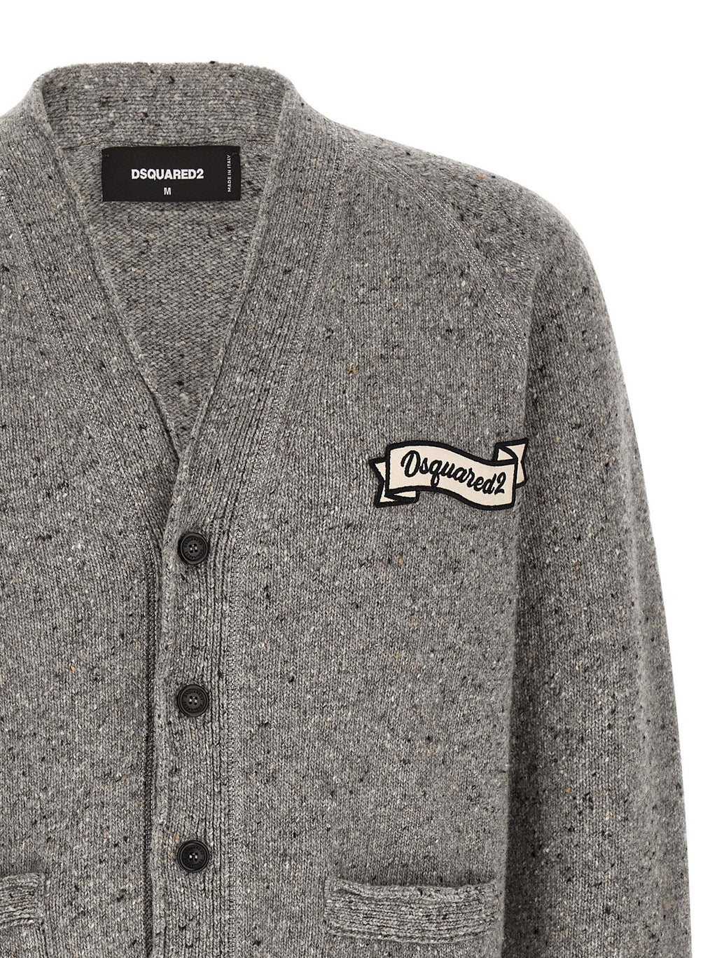 Dsquared² Grauer Wollcardigan
