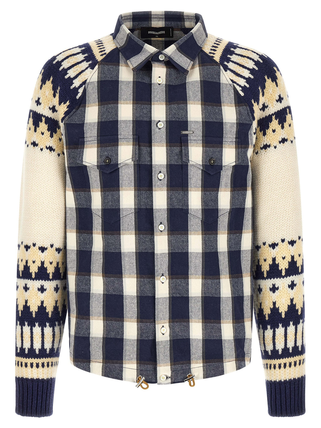 Dsquared² Mehrfarbige Baumwollbluse