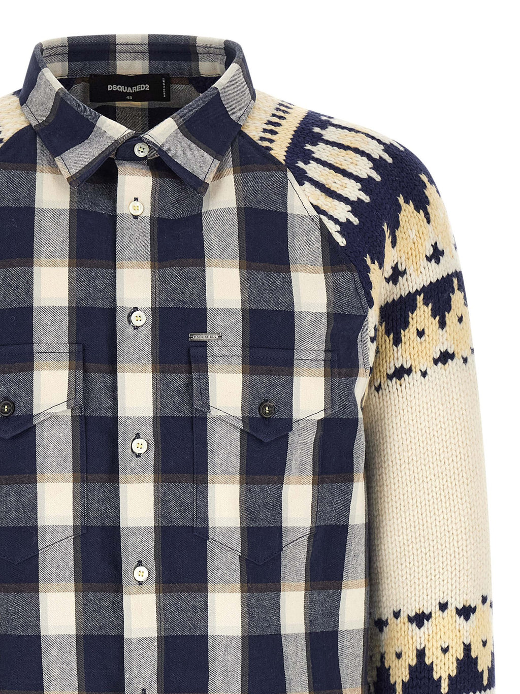 Dsquared² Mehrfarbige Baumwollbluse