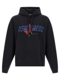 Dsquared² Schwarzer Baumwoll-Sweatshirt