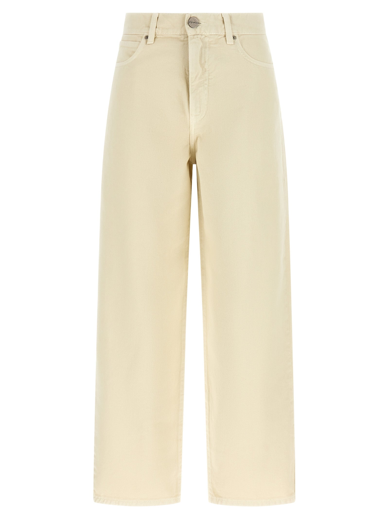 PINKO Beige Baumwolljeans Denim