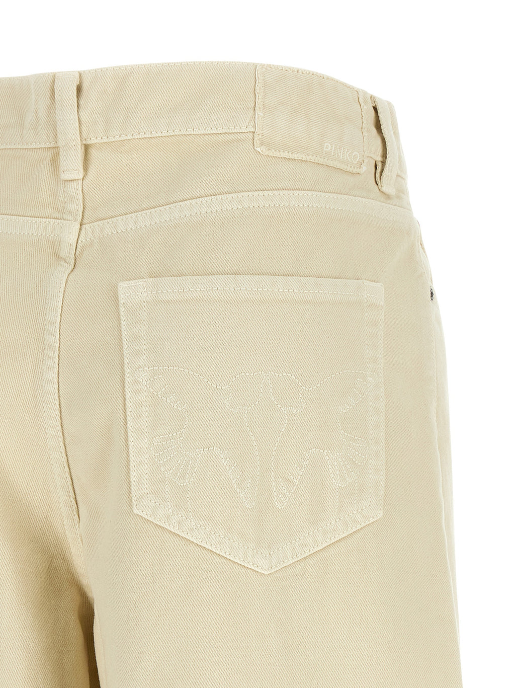 PINKO Beige Baumwolljeans Denim
