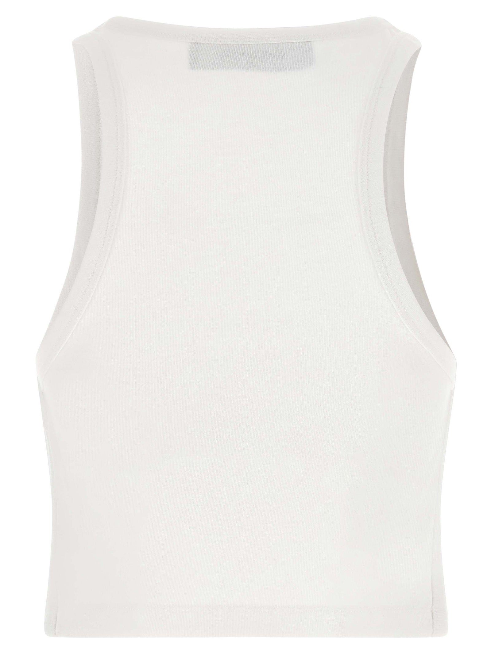 Dsquared² Weiße Baumwoll-Tanktops
