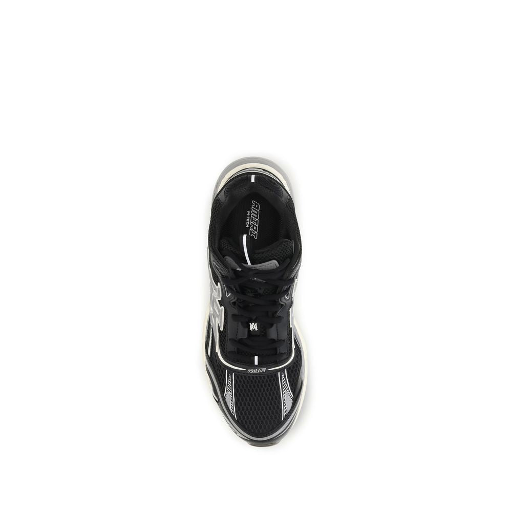 Amiri Schwarze Bos Taurus Kalbsleder Sneaker