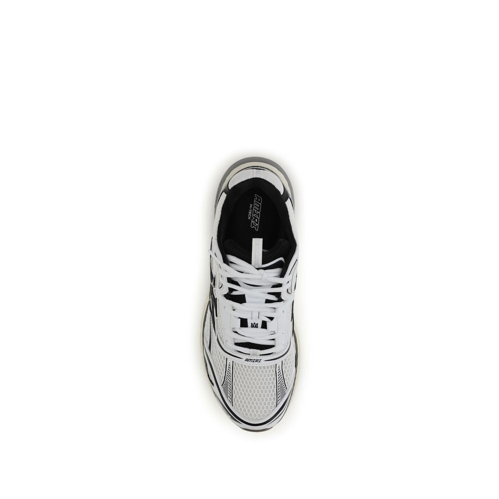 Amiri Weiße Kalbsleder Bos Taurus Athletic Sneaker