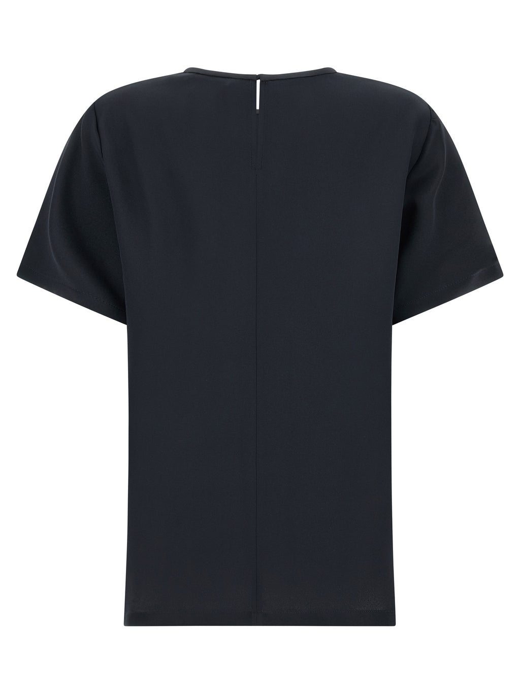 Max Mara Schwarze Seidenbluse