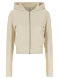 Off-White Beige Baumwoll-Sweatshirt