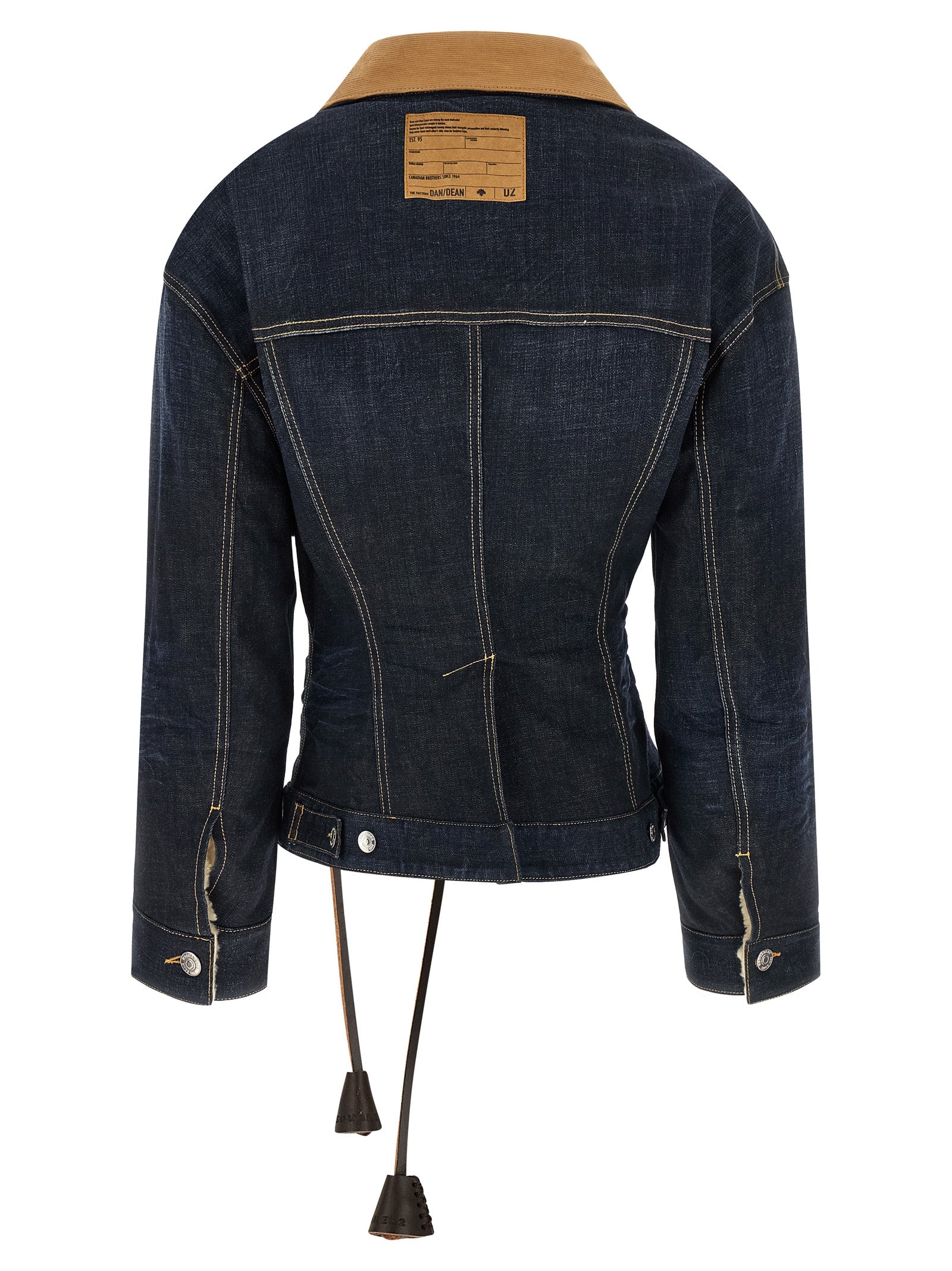 Dsquared² Blaue Jeansjacke aus Baumwolle