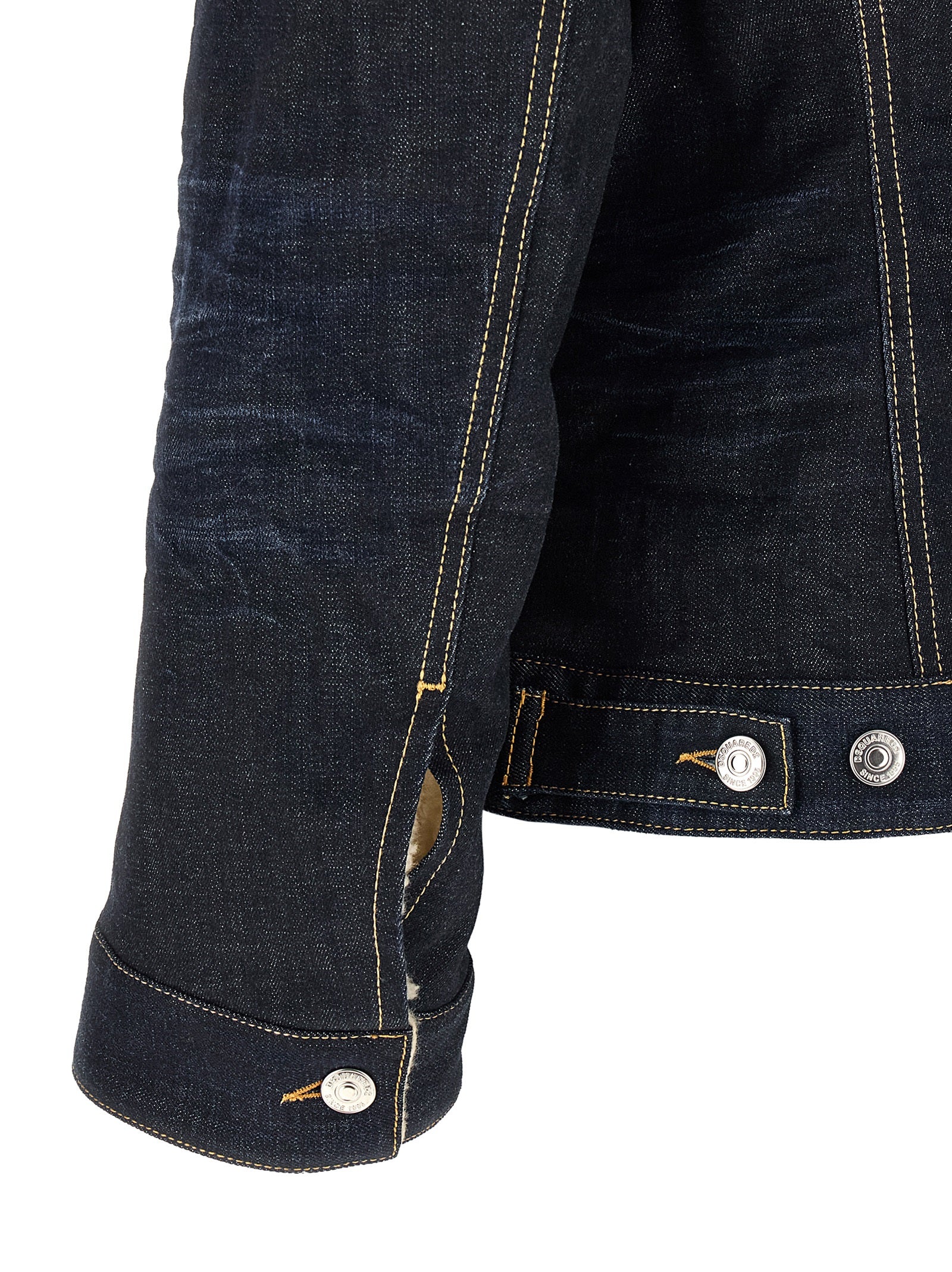 Dsquared² Blaue Jeansjacke aus Baumwolle
