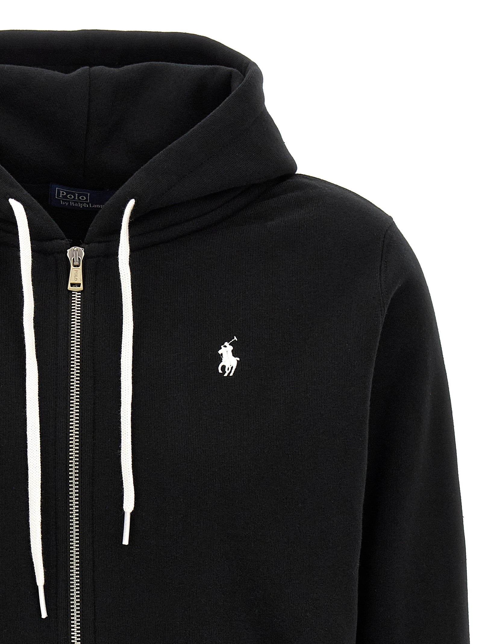 Polo Ralph Lauren Schwarzer Baumwoll-Sweatshirt