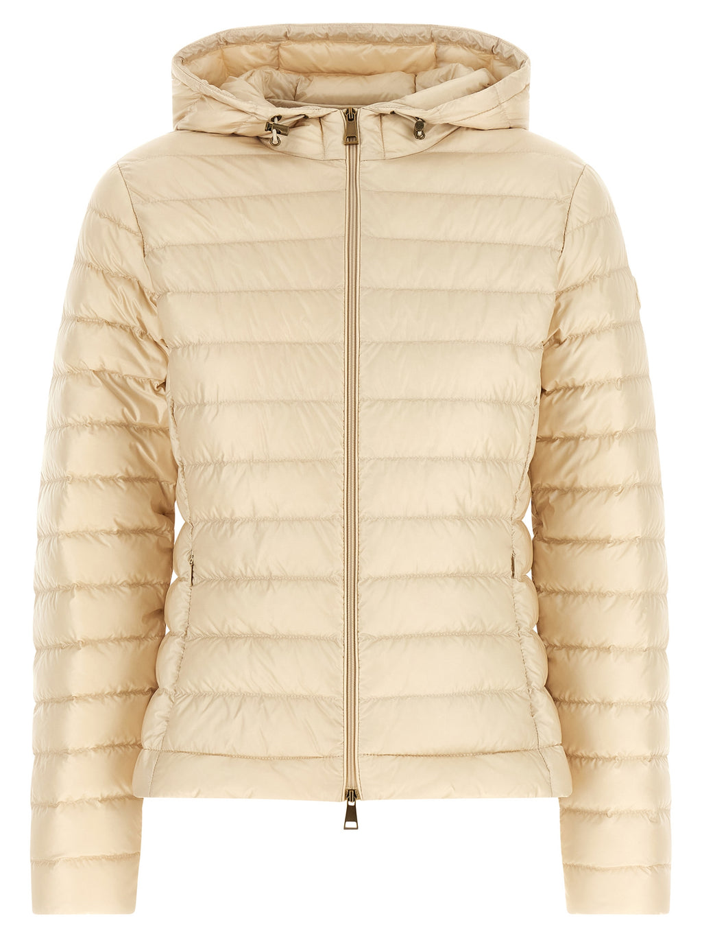 Moncler Beige Polyamid Steppjacke