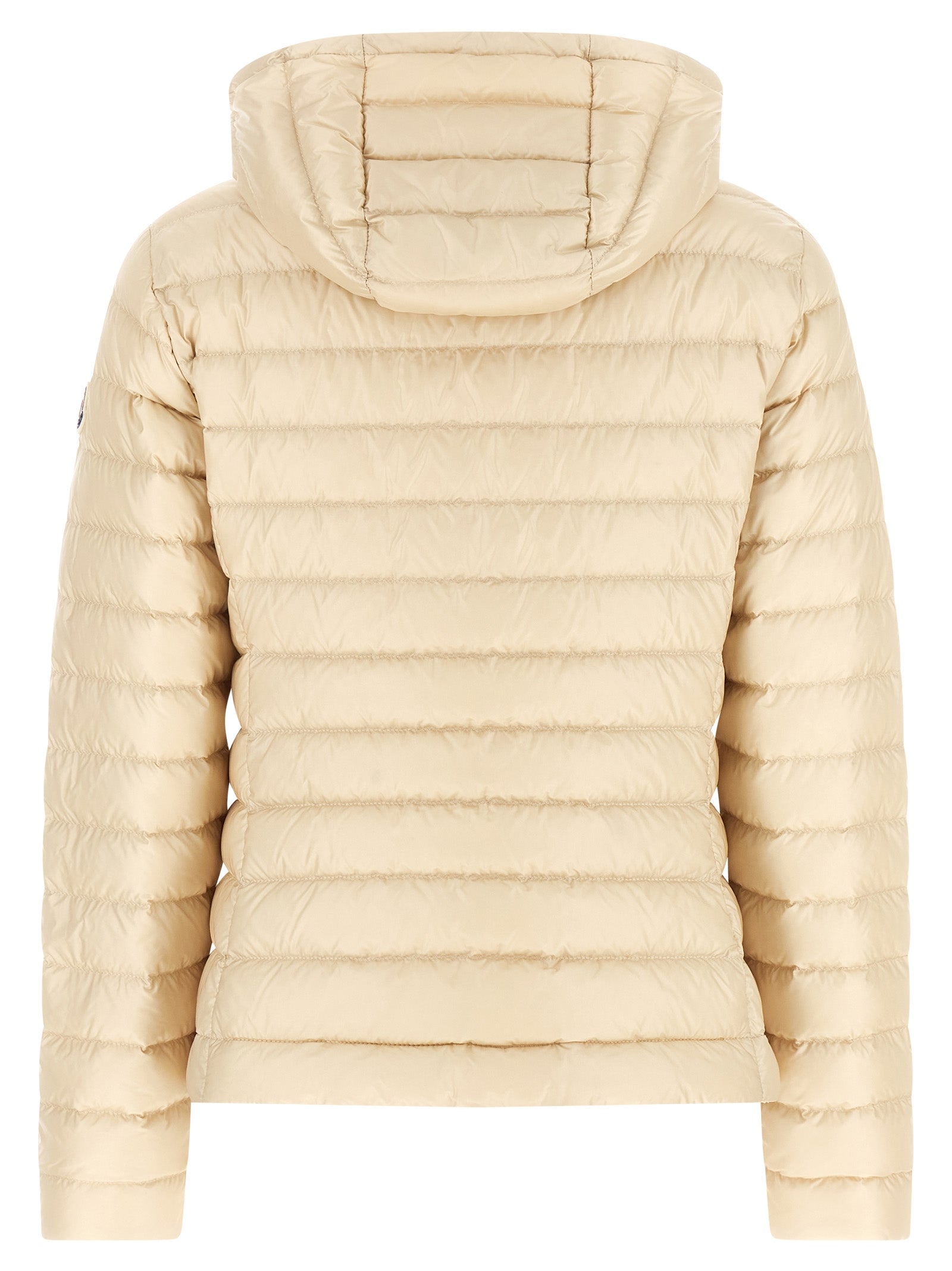 Moncler Beige Polyamid Steppjacke