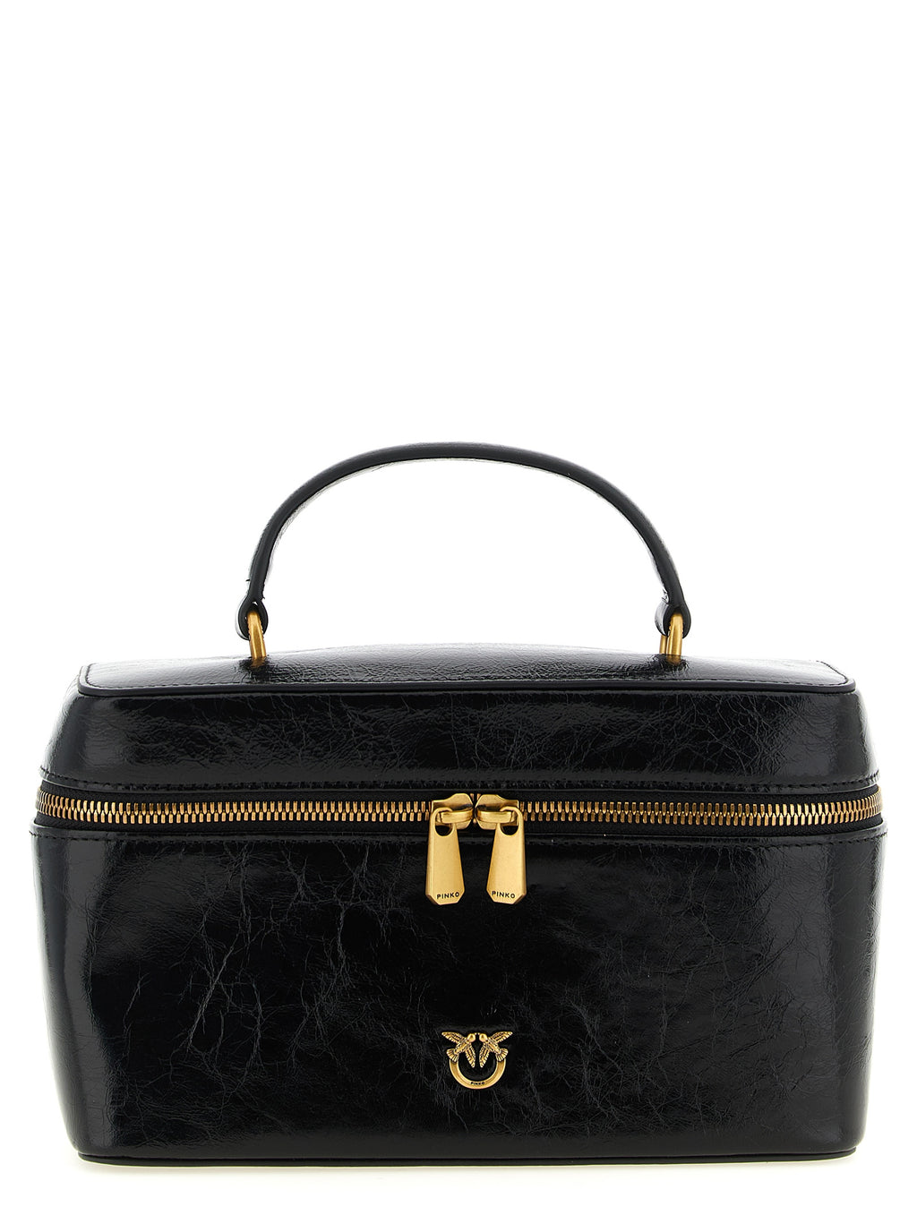 PINKO Schwarze Kalbsleder-Handtasche