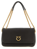 PINKO Schultertasche aus braunem Lammleder