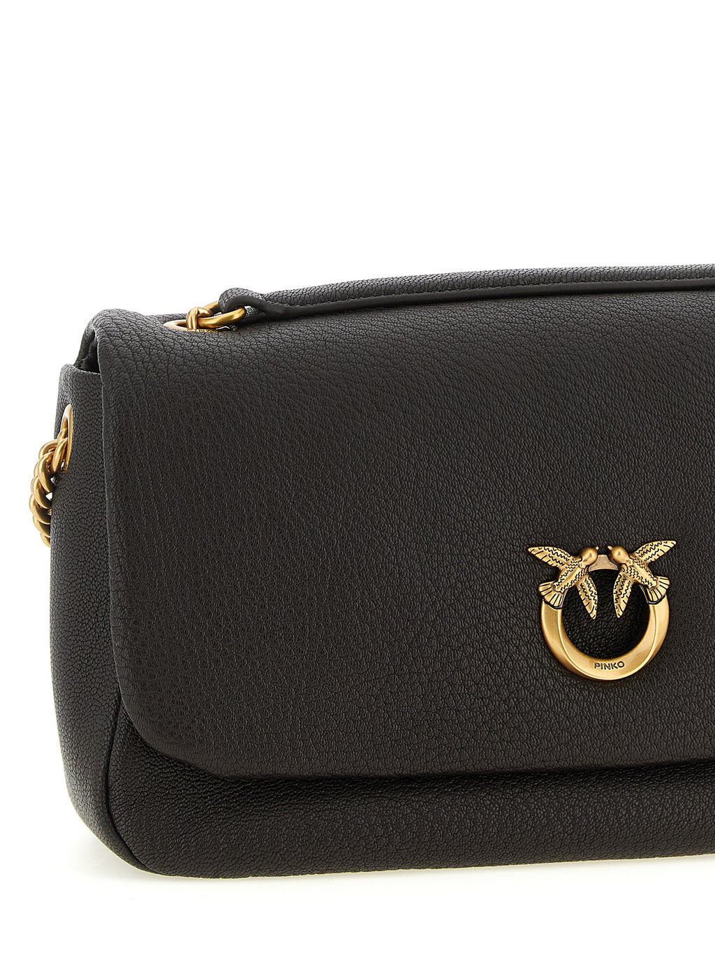 PINKO Schultertasche aus braunem Lammleder