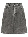 Diesel Graue Bermuda-Shorts aus Polyethylen