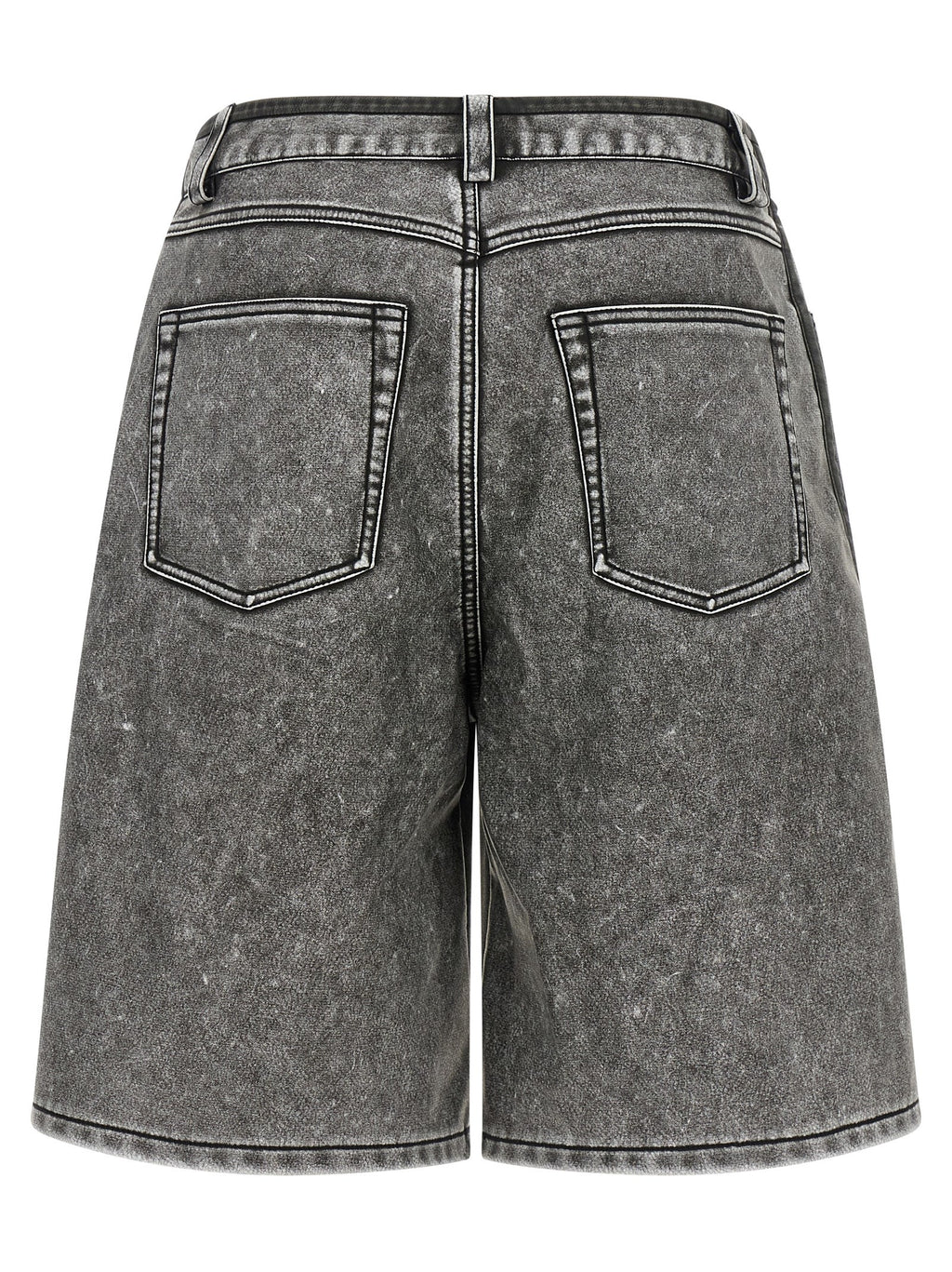 Diesel Graue Bermuda-Shorts aus Polyethylen