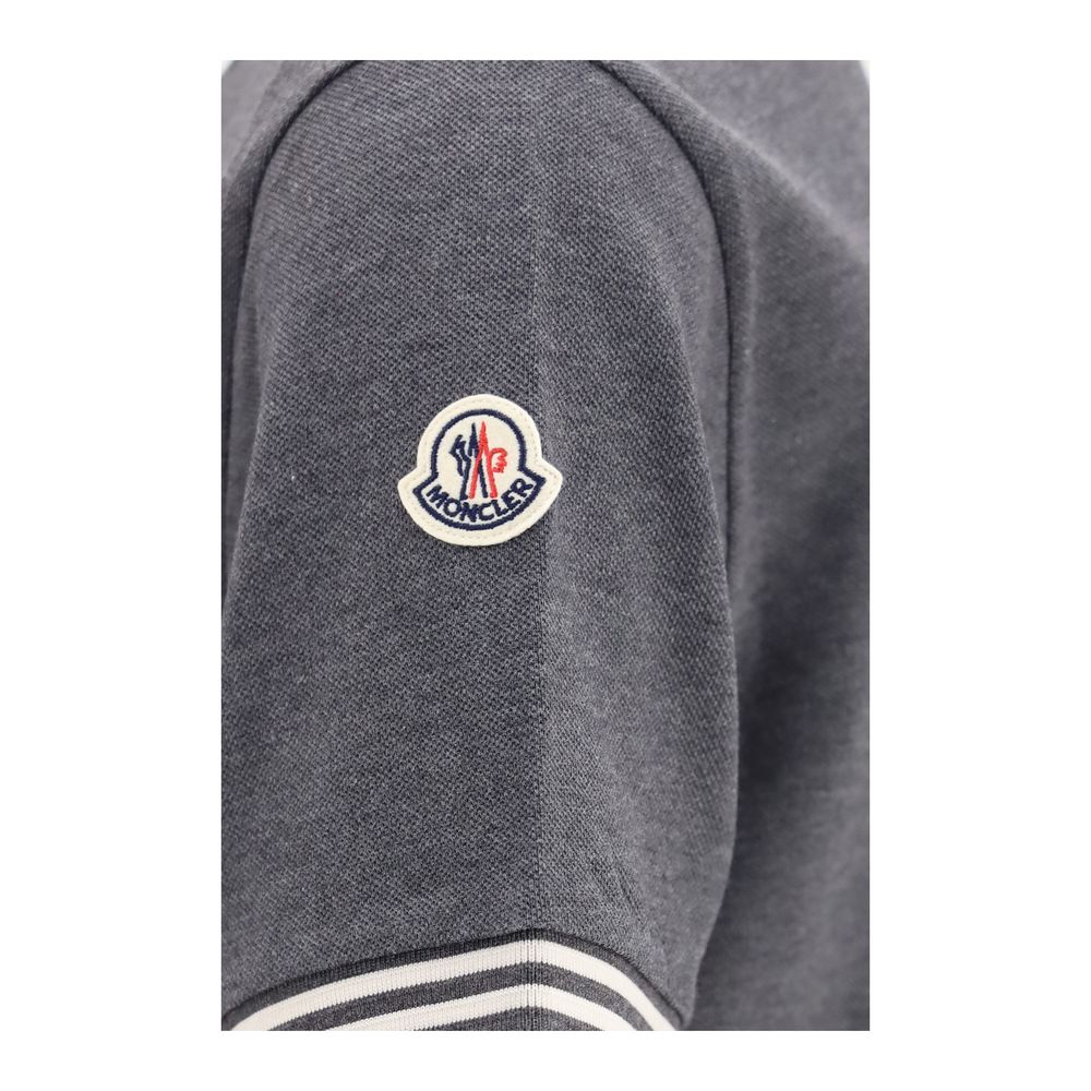Moncler Graues Baumwoll-Sweatshirt