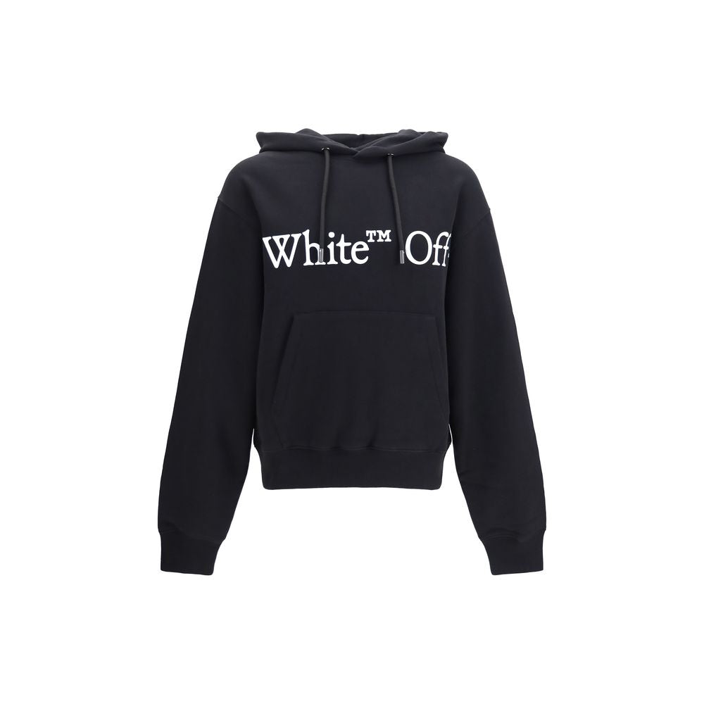 Off-White Schwarzer Baumwoll-Sweatshirt