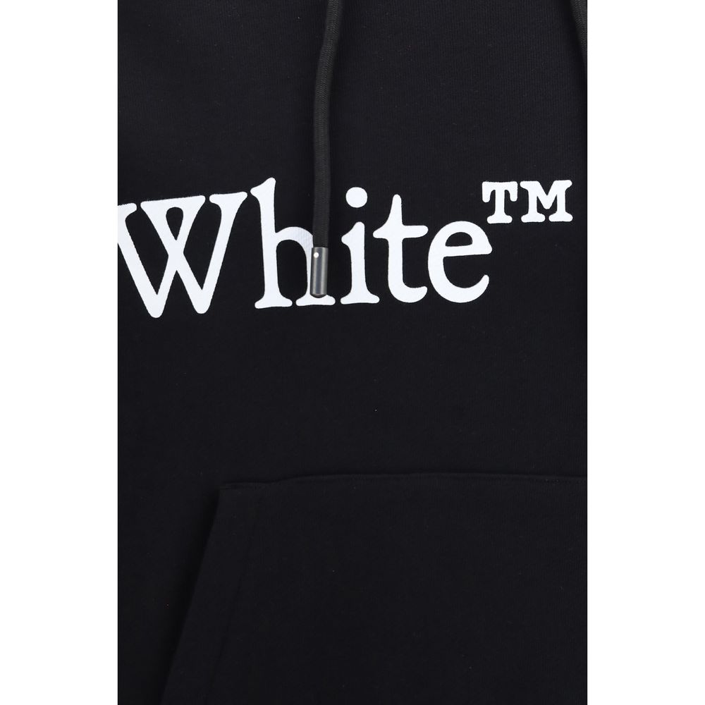 Off-White Schwarzer Baumwoll-Sweatshirt