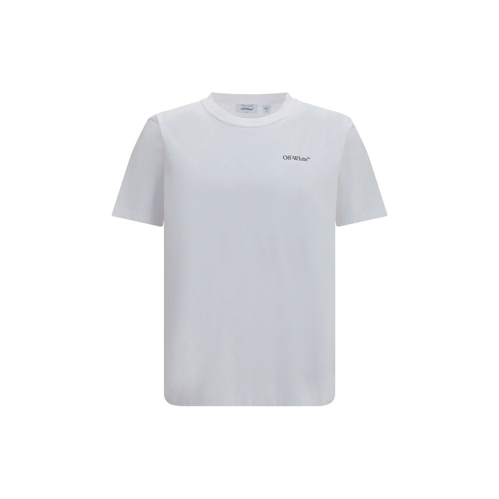Off-White Weißes Baumwoll-T-Shirt