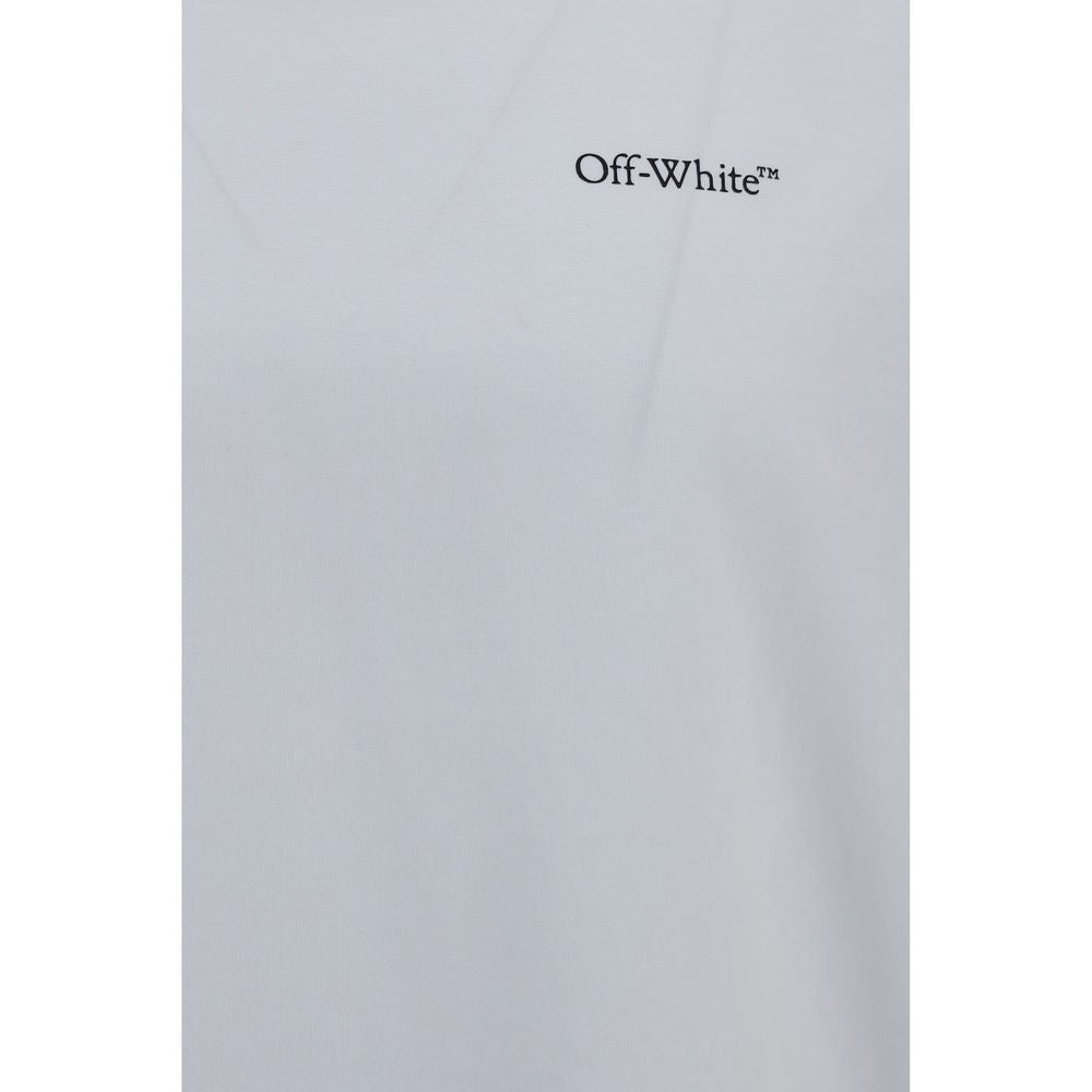 Off-White Weißes Baumwoll-T-Shirt