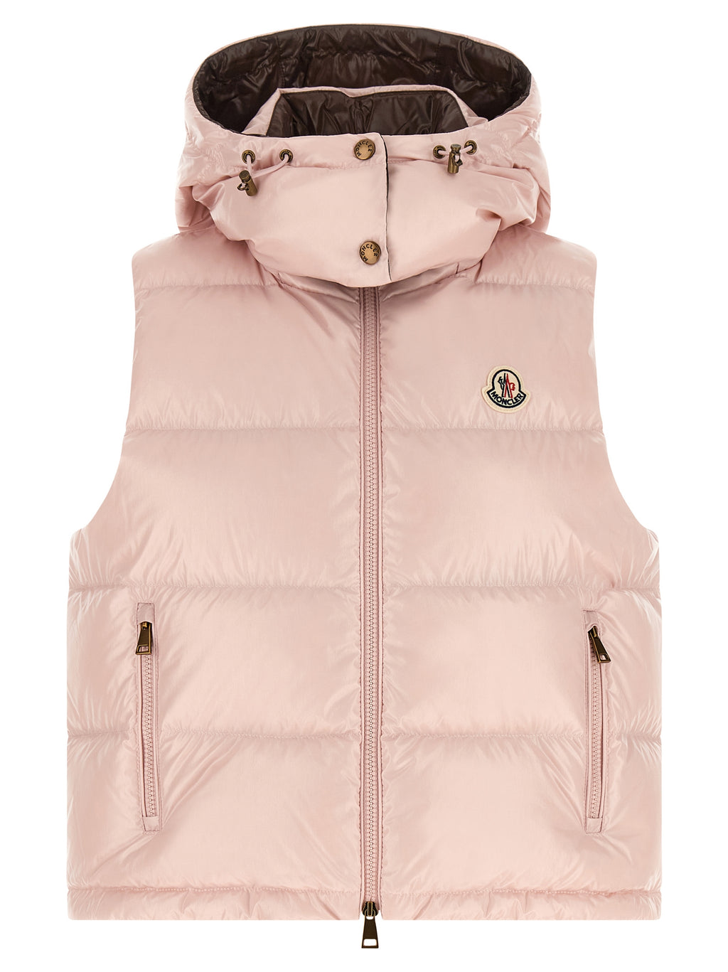 Moncler Ärmellose Weste aus mehrfarbigem Polyamid