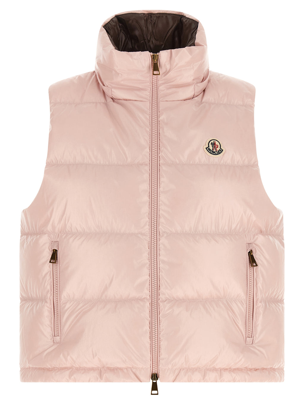 Moncler Ärmellose Weste aus mehrfarbigem Polyamid