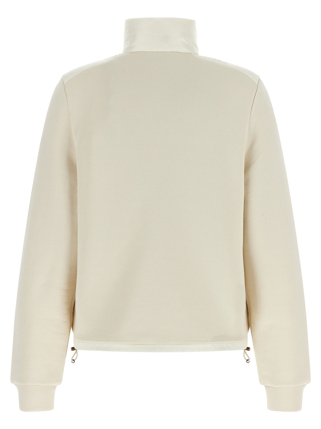 Moncler Weiße Strickjacke aus Polyamid