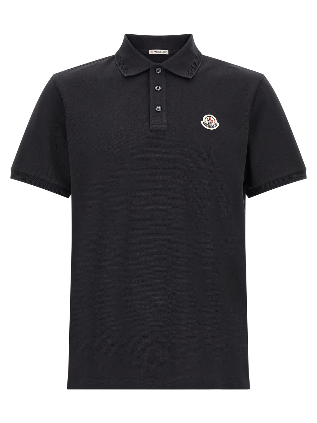 Moncler Blaues Baumwoll-Polohemd