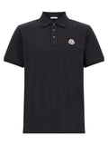 Moncler Blaues Baumwoll-Polohemd