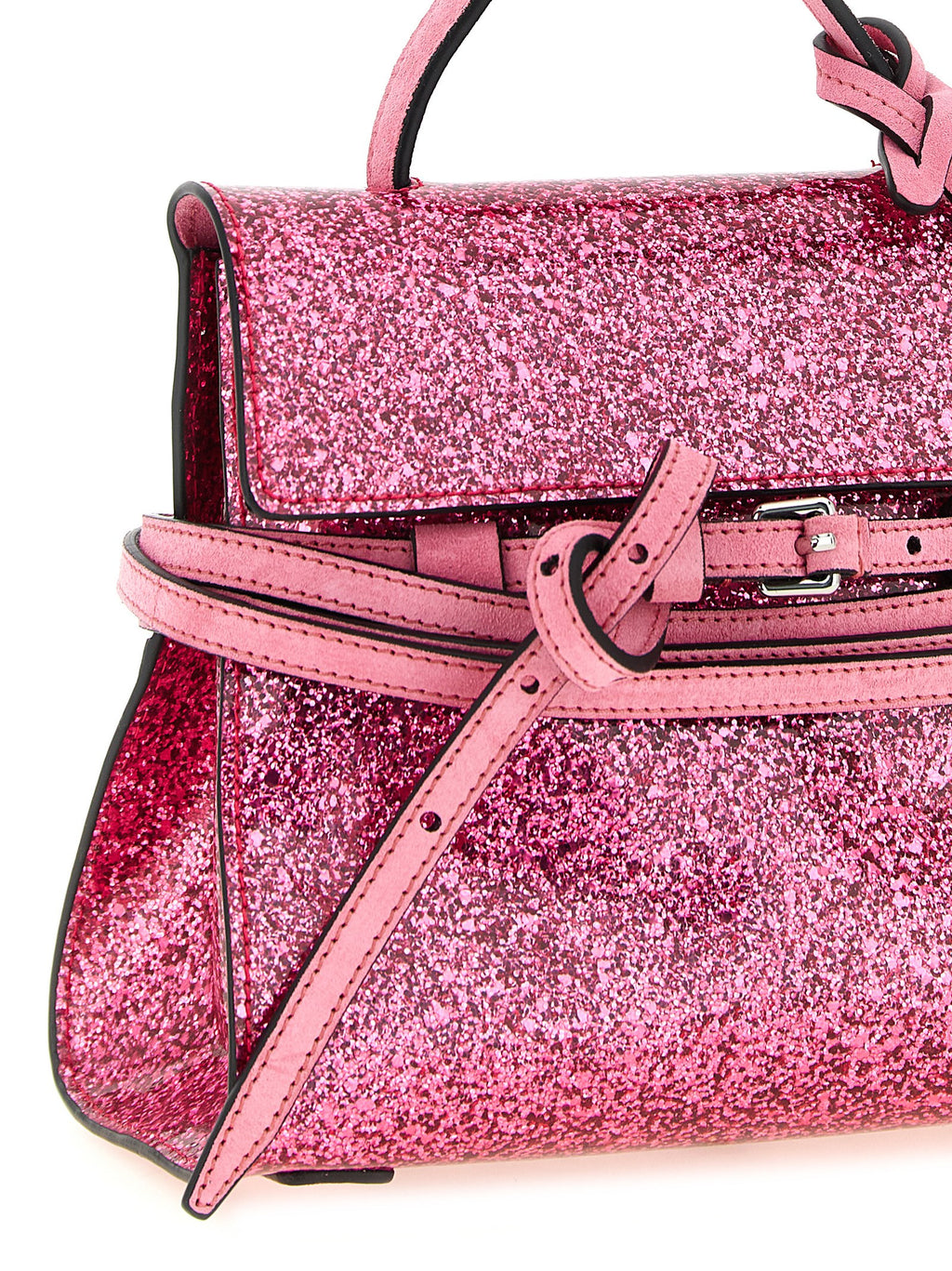 Moschino Multicolor Leder Handtasche