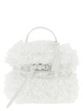 Moschino Weiße Ledertasche