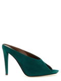 Giuseppe Zanotti Zweifarbige Wildleder-Stiletto-Sandalen