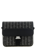 Lacoste Schwarze PVC Umhängetasche