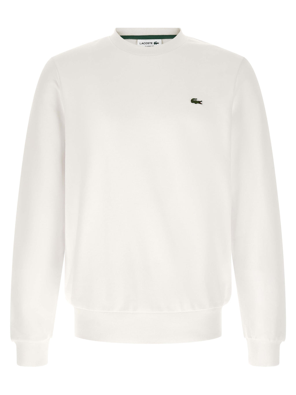 Lacoste Weißes Baumwoll-Sweatshirt