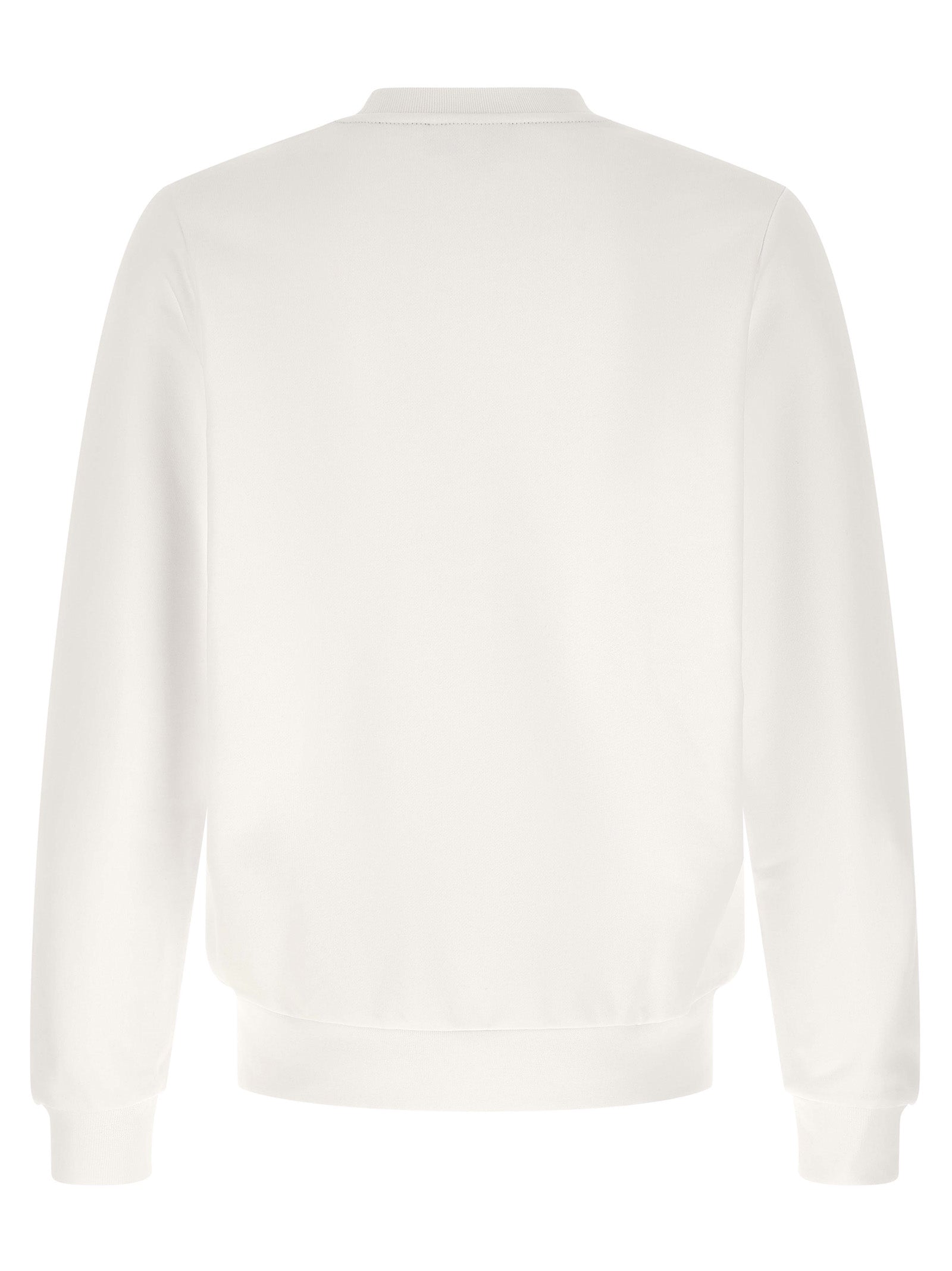 Lacoste Weißes Baumwoll-Sweatshirt