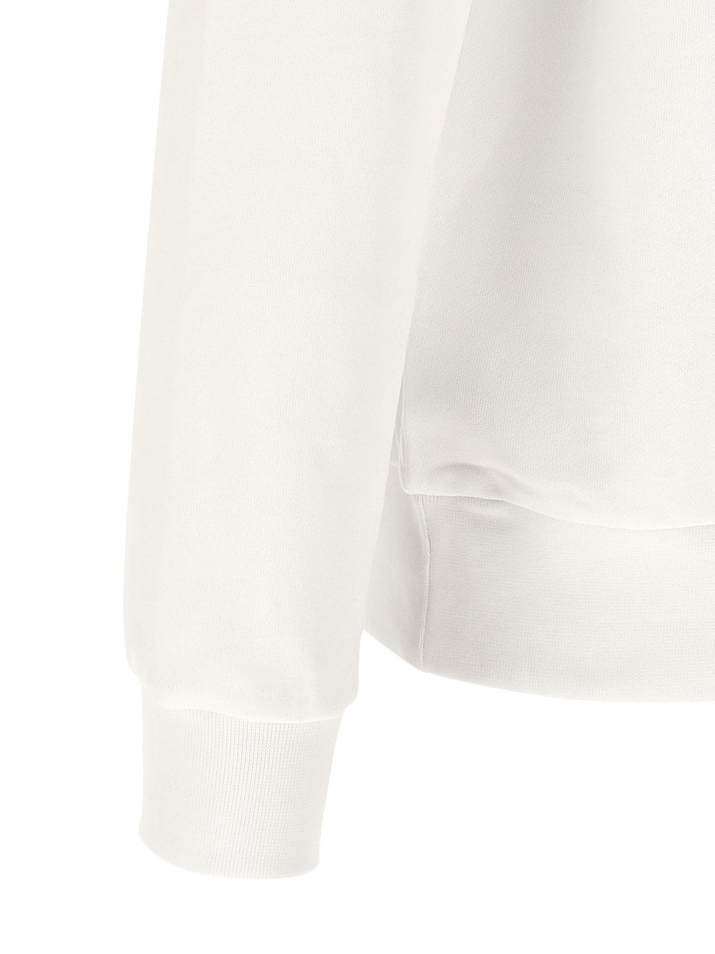 Lacoste Weißes Baumwoll-Sweatshirt