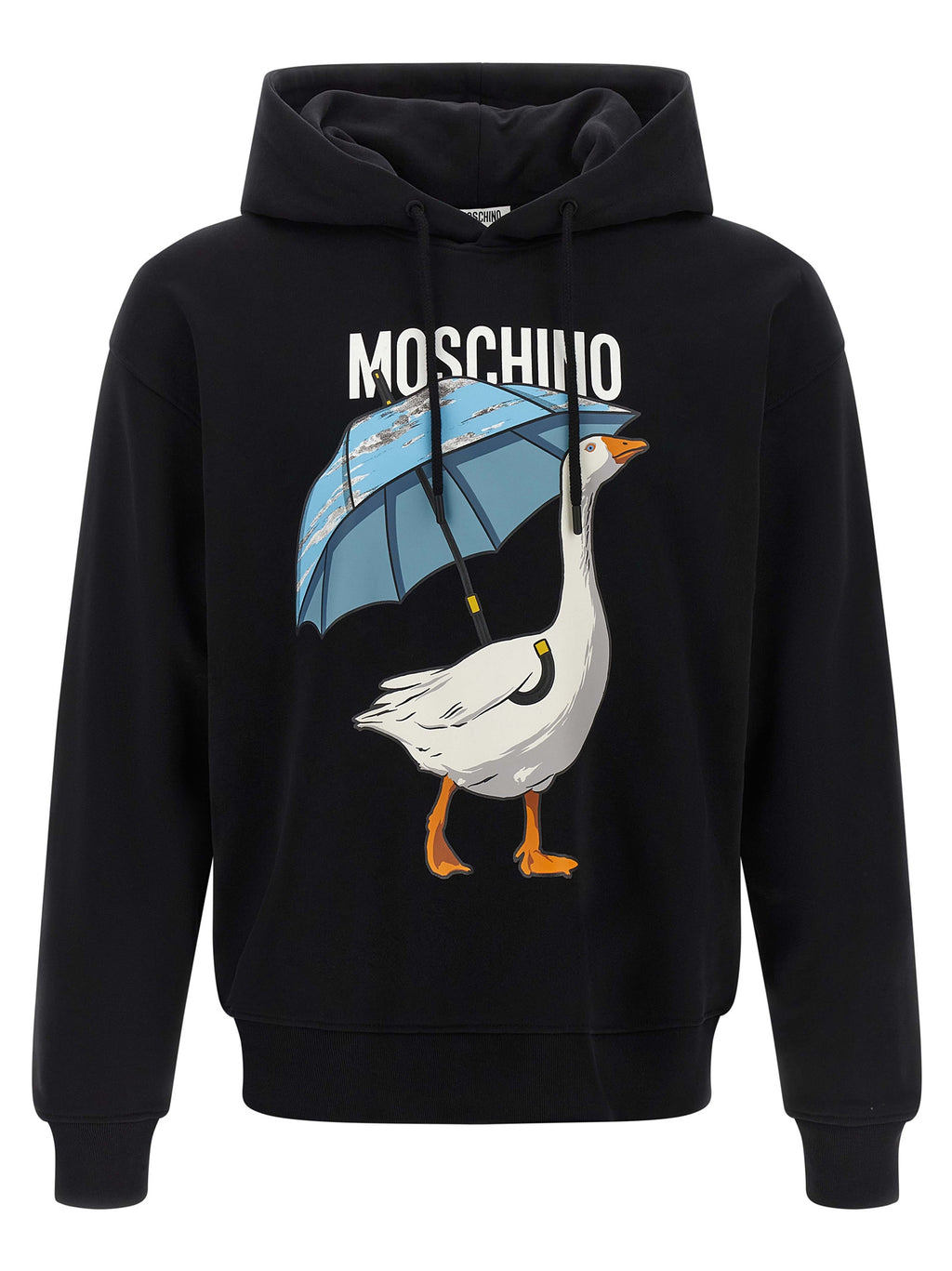 Moschino Schwarzer Baumwoll-Sweatshirt