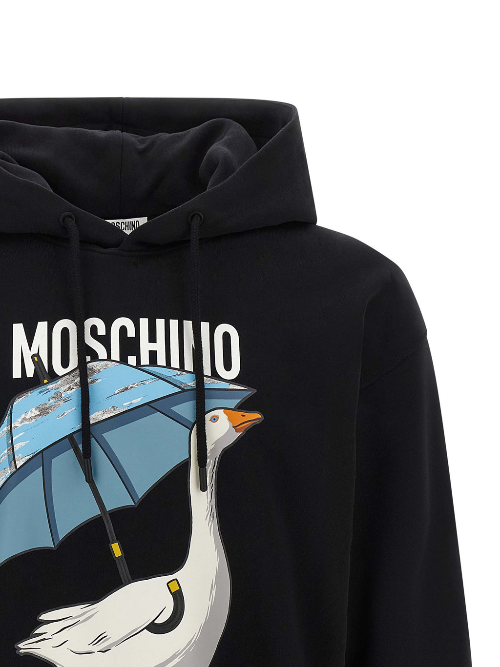 Moschino Schwarzer Baumwoll-Sweatshirt