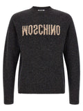 Moschino Grauer Wollcardigan
